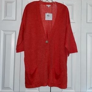 J. Jill Beachside Cardigan XL NWT